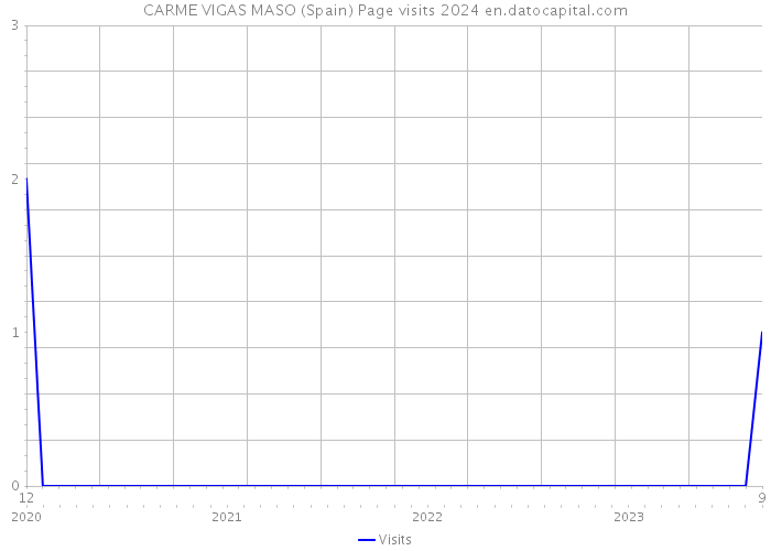 CARME VIGAS MASO (Spain) Page visits 2024 