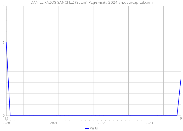 DANIEL PAZOS SANCHEZ (Spain) Page visits 2024 