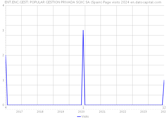 ENT.ENC.GEST: POPULAR GESTION PRIVADA SGIIC SA (Spain) Page visits 2024 