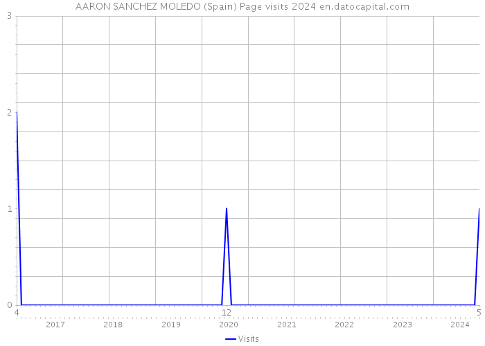 AARON SANCHEZ MOLEDO (Spain) Page visits 2024 