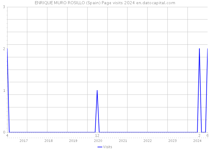 ENRIQUE MURO ROSILLO (Spain) Page visits 2024 
