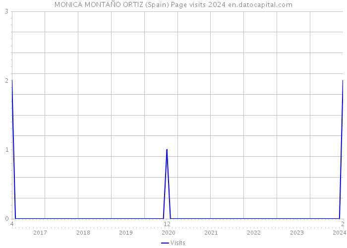 MONICA MONTAÑO ORTIZ (Spain) Page visits 2024 