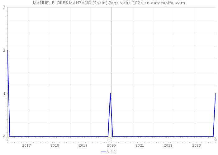 MANUEL FLORES MANZANO (Spain) Page visits 2024 