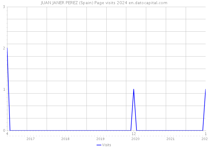 JUAN JANER PEREZ (Spain) Page visits 2024 