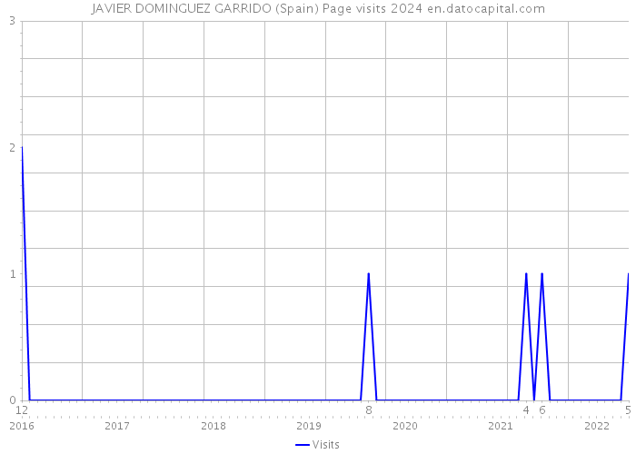 JAVIER DOMINGUEZ GARRIDO (Spain) Page visits 2024 