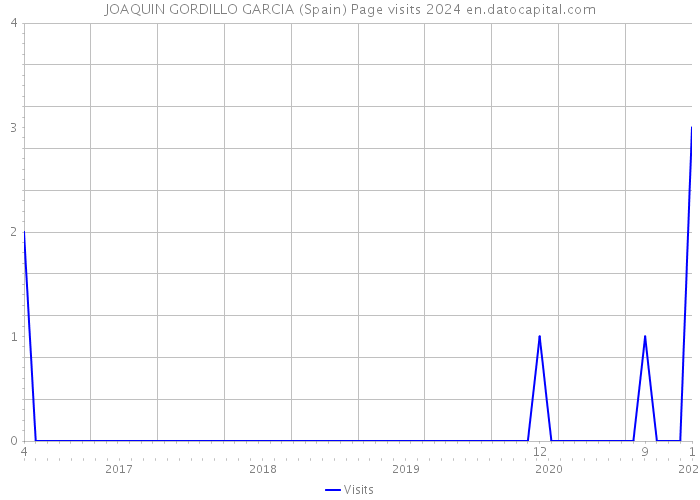 JOAQUIN GORDILLO GARCIA (Spain) Page visits 2024 