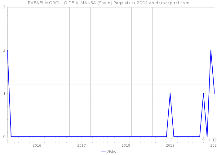 RAFAEL MORCILLO DE ALMANSA (Spain) Page visits 2024 