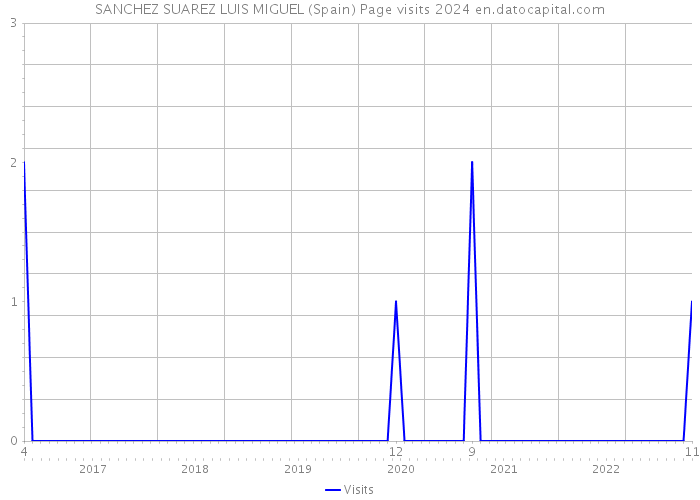 SANCHEZ SUAREZ LUIS MIGUEL (Spain) Page visits 2024 