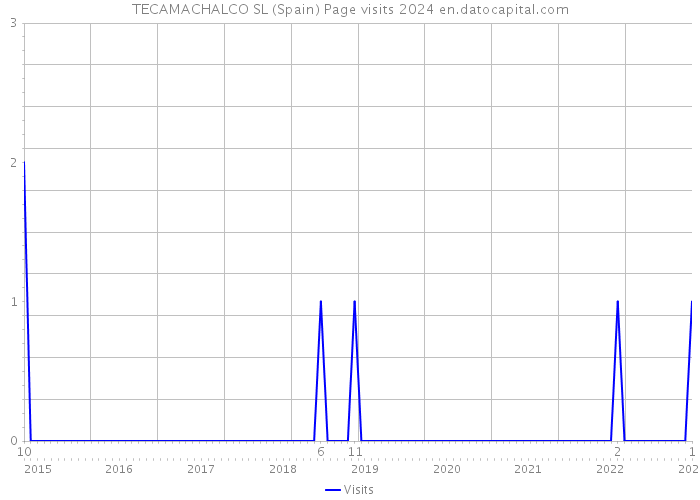 TECAMACHALCO SL (Spain) Page visits 2024 