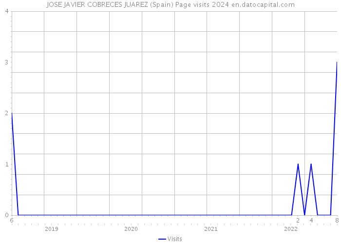JOSE JAVIER COBRECES JUAREZ (Spain) Page visits 2024 