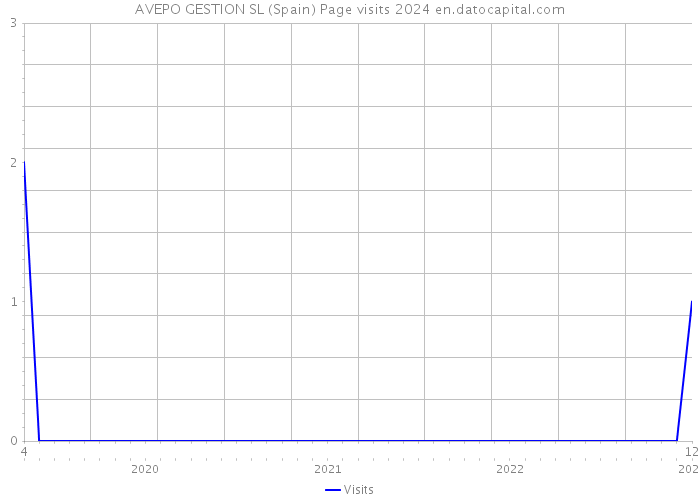 AVEPO GESTION SL (Spain) Page visits 2024 