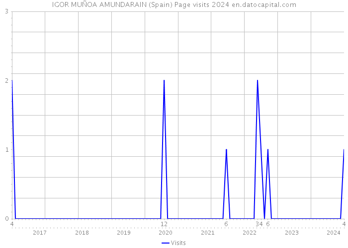 IGOR MUÑOA AMUNDARAIN (Spain) Page visits 2024 
