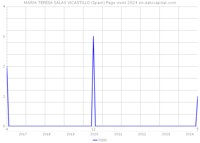 MARIA TERESA SALAS VICASTILLO (Spain) Page visits 2024 