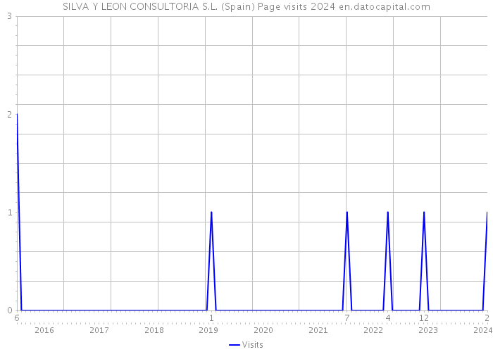 SILVA Y LEON CONSULTORIA S.L. (Spain) Page visits 2024 