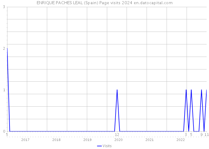 ENRIQUE PACHES LEAL (Spain) Page visits 2024 