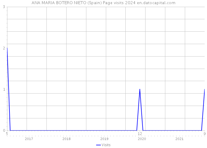 ANA MARIA BOTERO NIETO (Spain) Page visits 2024 