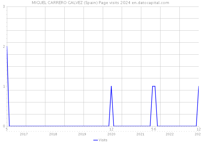 MIGUEL CARRERO GALVEZ (Spain) Page visits 2024 