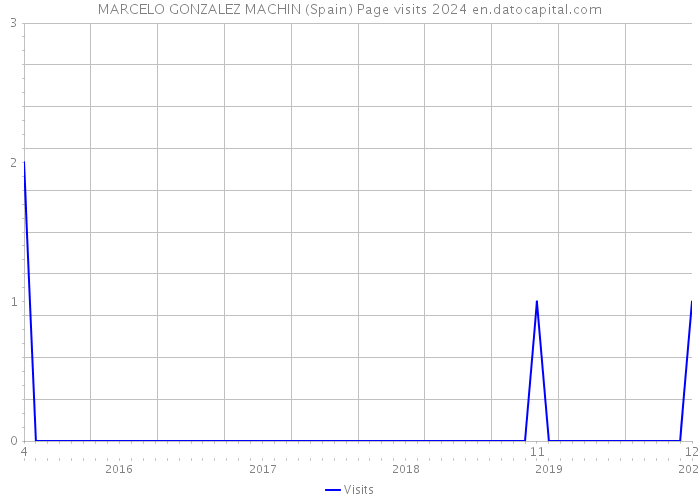 MARCELO GONZALEZ MACHIN (Spain) Page visits 2024 