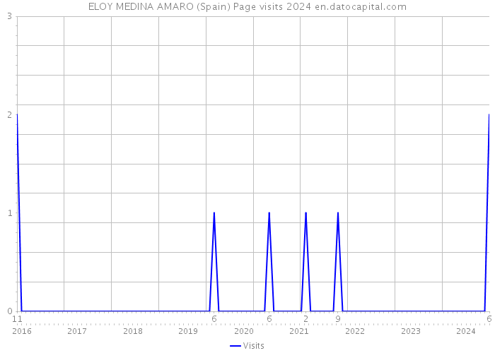 ELOY MEDINA AMARO (Spain) Page visits 2024 