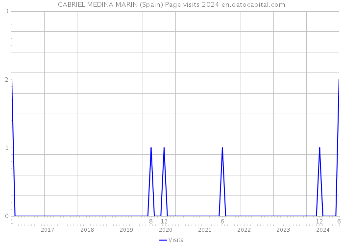 GABRIEL MEDINA MARIN (Spain) Page visits 2024 