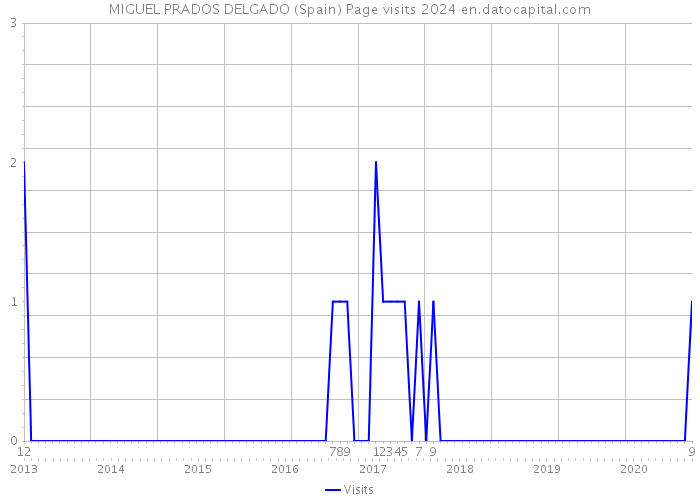 MIGUEL PRADOS DELGADO (Spain) Page visits 2024 
