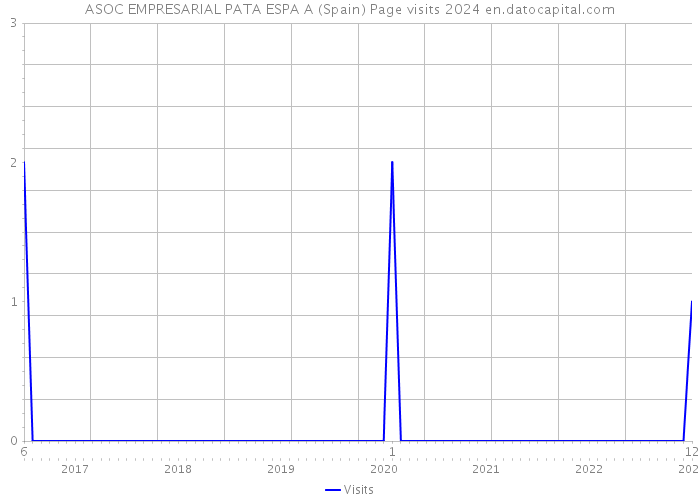 ASOC EMPRESARIAL PATA ESPA A (Spain) Page visits 2024 