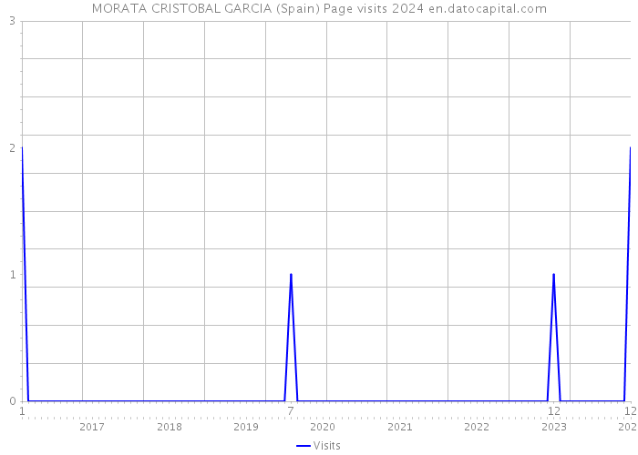 MORATA CRISTOBAL GARCIA (Spain) Page visits 2024 
