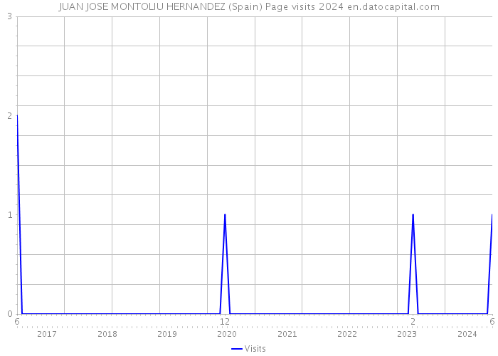 JUAN JOSE MONTOLIU HERNANDEZ (Spain) Page visits 2024 