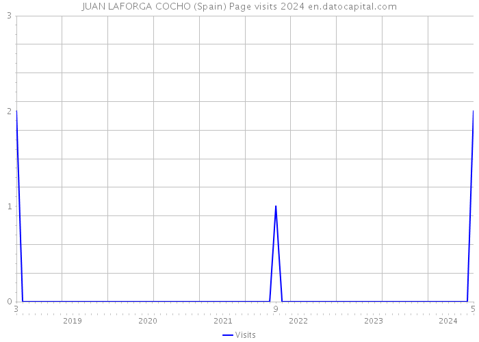 JUAN LAFORGA COCHO (Spain) Page visits 2024 