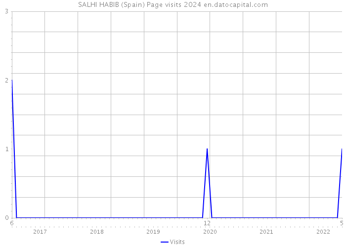SALHI HABIB (Spain) Page visits 2024 