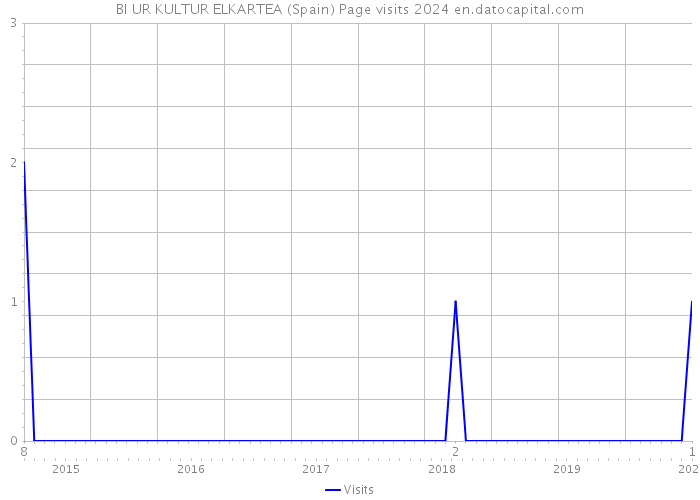 BI UR KULTUR ELKARTEA (Spain) Page visits 2024 