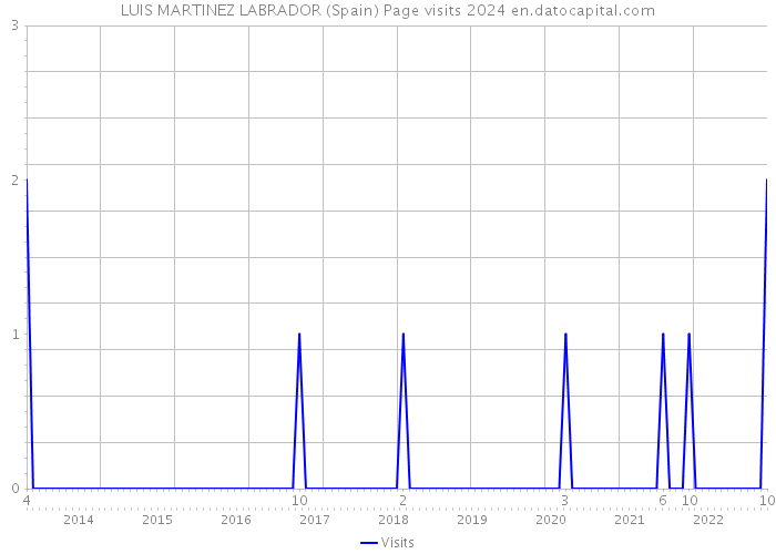 LUIS MARTINEZ LABRADOR (Spain) Page visits 2024 