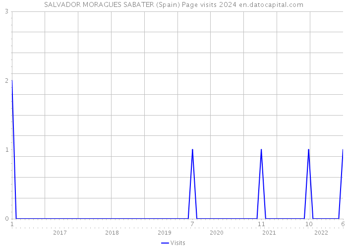 SALVADOR MORAGUES SABATER (Spain) Page visits 2024 