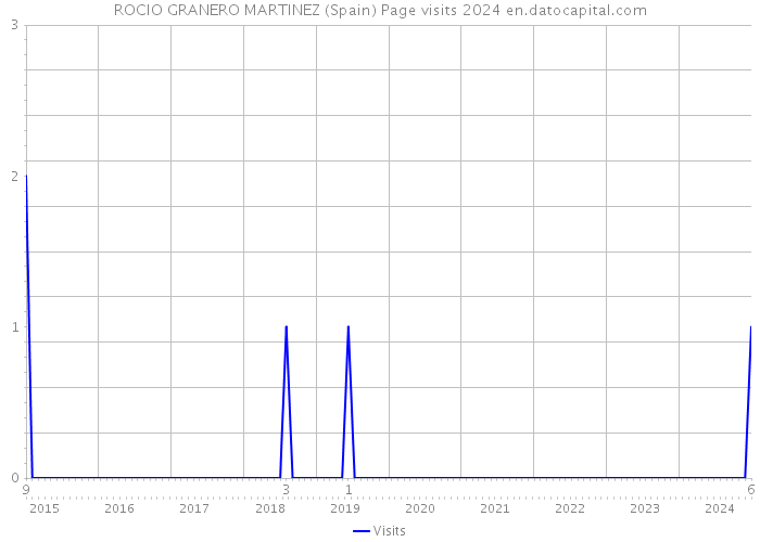 ROCIO GRANERO MARTINEZ (Spain) Page visits 2024 