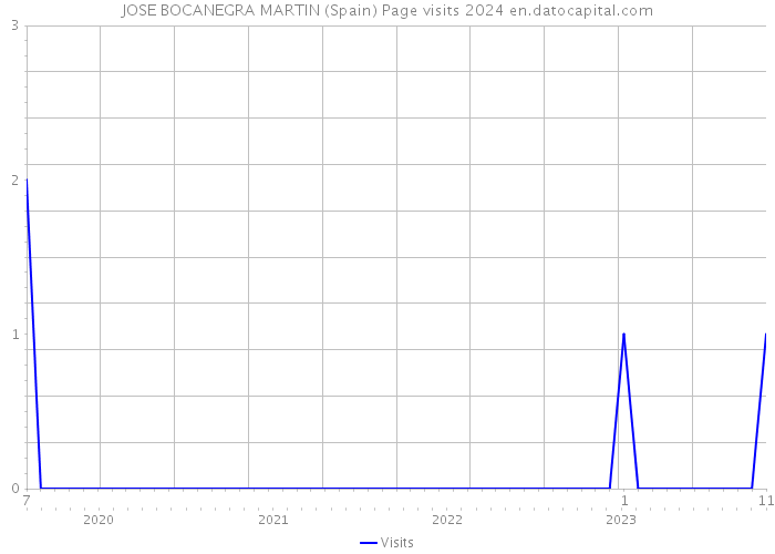 JOSE BOCANEGRA MARTIN (Spain) Page visits 2024 