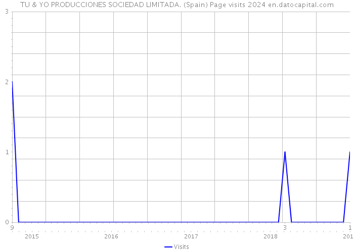 TU & YO PRODUCCIONES SOCIEDAD LIMITADA. (Spain) Page visits 2024 