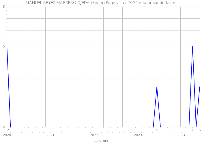 MANUEL REYES MARRERO OJEDA (Spain) Page visits 2024 