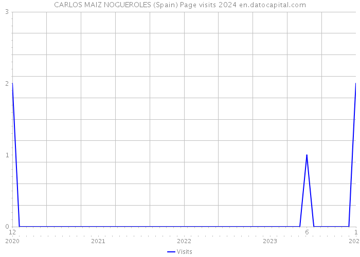 CARLOS MAIZ NOGUEROLES (Spain) Page visits 2024 