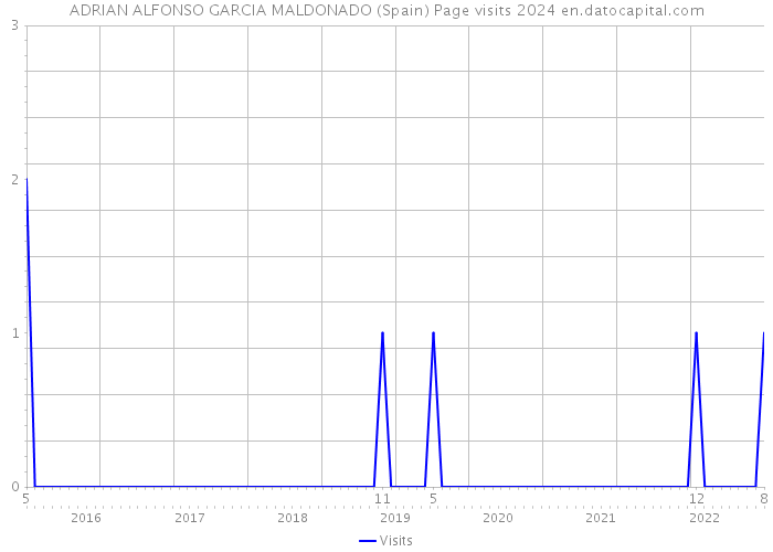 ADRIAN ALFONSO GARCIA MALDONADO (Spain) Page visits 2024 