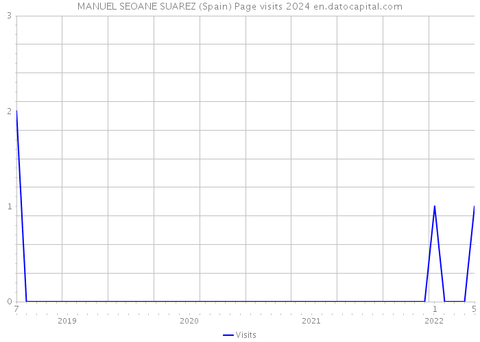 MANUEL SEOANE SUAREZ (Spain) Page visits 2024 