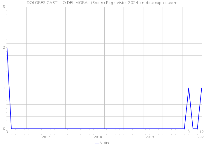 DOLORES CASTILLO DEL MORAL (Spain) Page visits 2024 