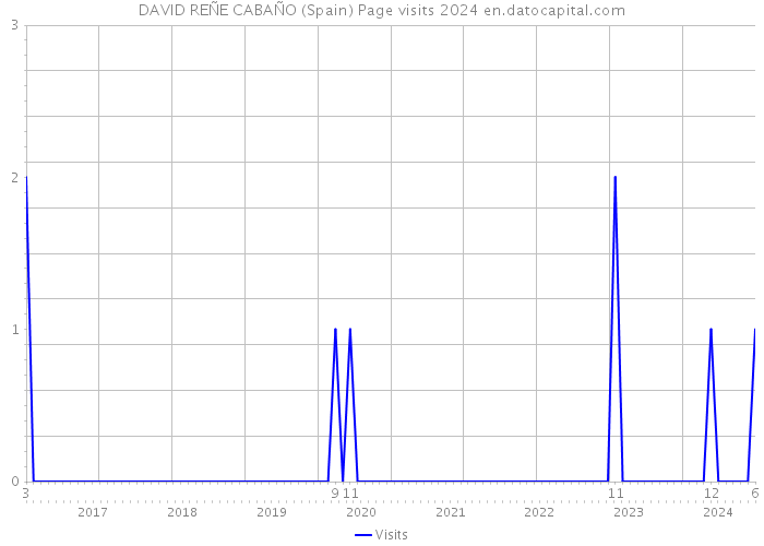 DAVID REÑE CABAÑO (Spain) Page visits 2024 