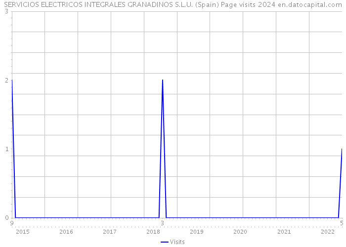 SERVICIOS ELECTRICOS INTEGRALES GRANADINOS S.L.U. (Spain) Page visits 2024 