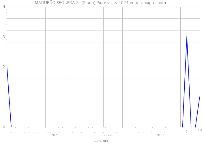 MADUEÑO SEQUERA SL (Spain) Page visits 2024 