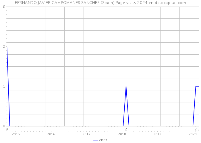 FERNANDO JAVIER CAMPOMANES SANCHEZ (Spain) Page visits 2024 