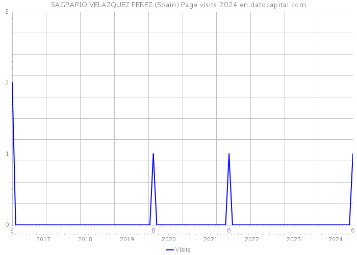 SAGRARIO VELAZQUEZ PEREZ (Spain) Page visits 2024 