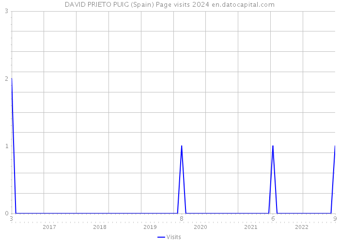 DAVID PRIETO PUIG (Spain) Page visits 2024 