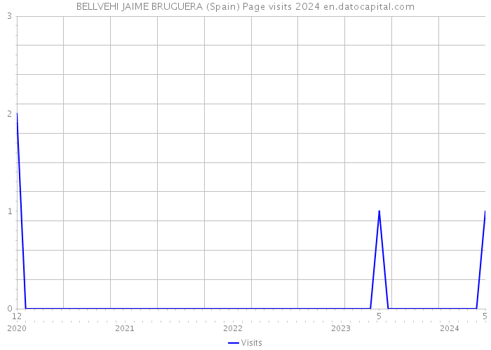 BELLVEHI JAIME BRUGUERA (Spain) Page visits 2024 