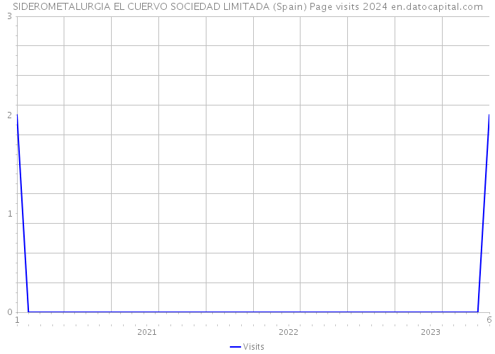 SIDEROMETALURGIA EL CUERVO SOCIEDAD LIMITADA (Spain) Page visits 2024 