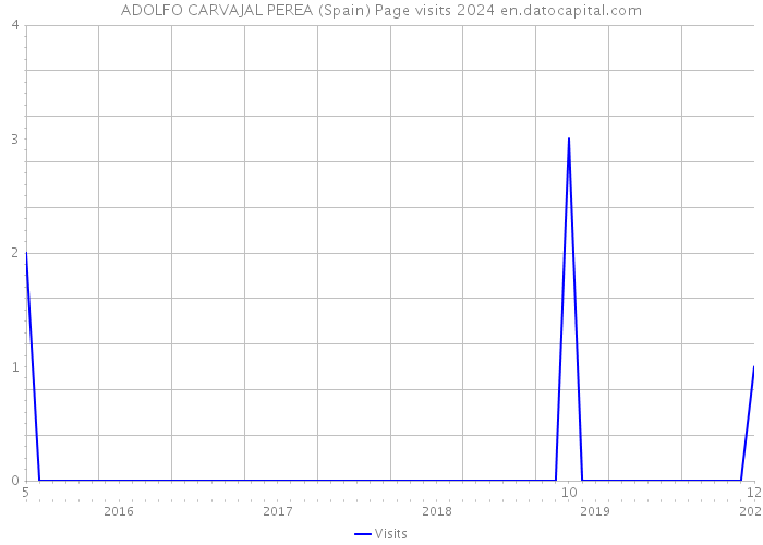 ADOLFO CARVAJAL PEREA (Spain) Page visits 2024 